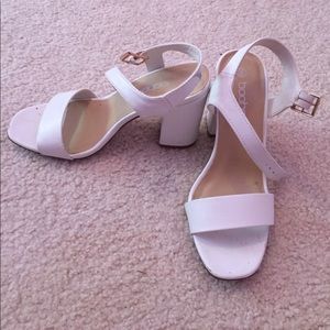 White block heels